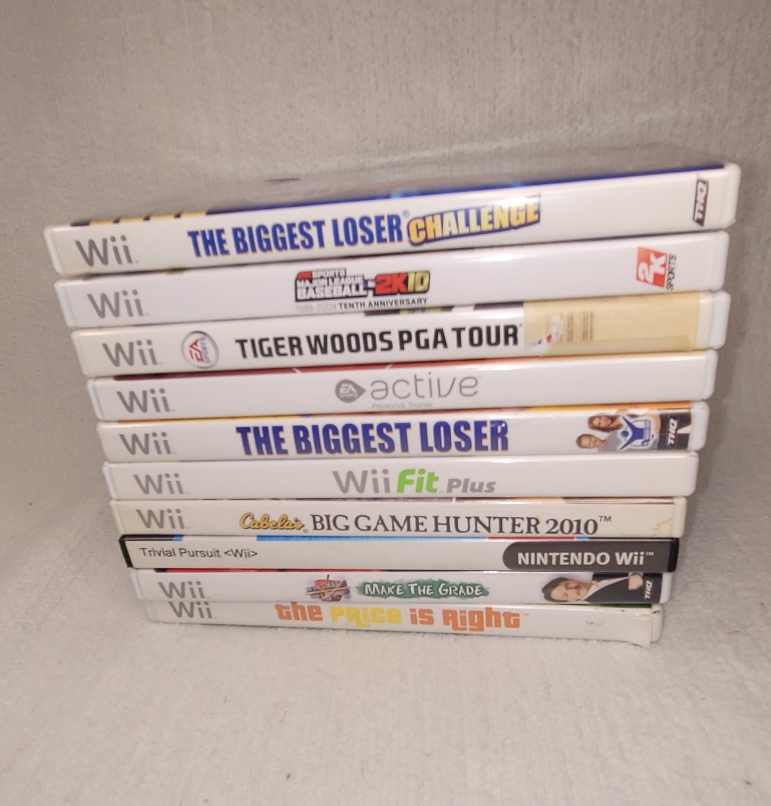 10 Peice Wii Misc. Games Lot of 10