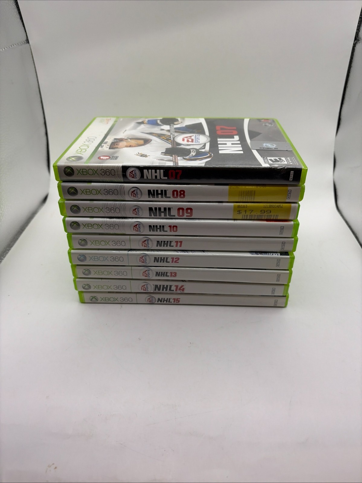 NHL Lot 07, 08, 09, 10 , 11 , 12 , 13 , 14 , 15 ( Microsoft Xbox 360 ) 9 Total