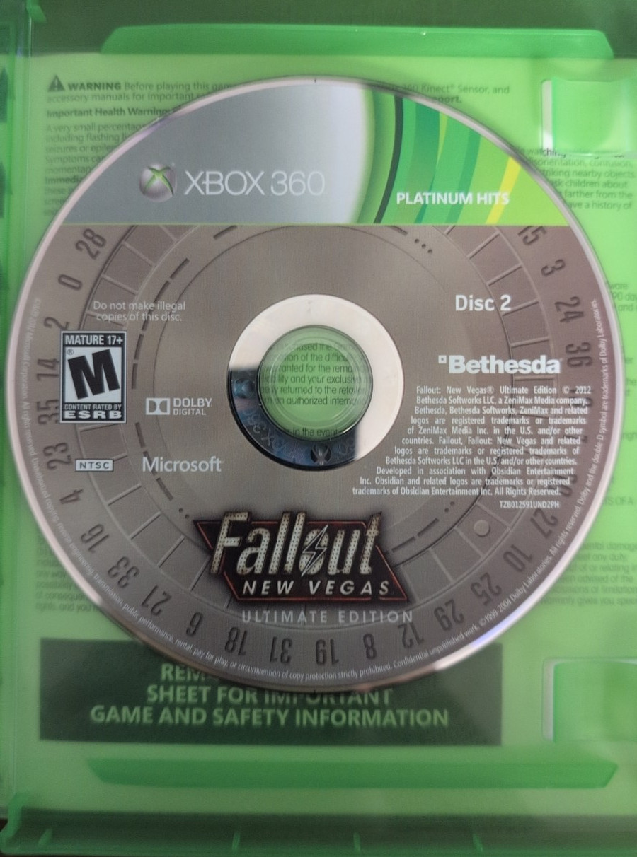 Fallout New Vegas Ultimate Edition Xbox One Xbox 360 CIB All DLC
