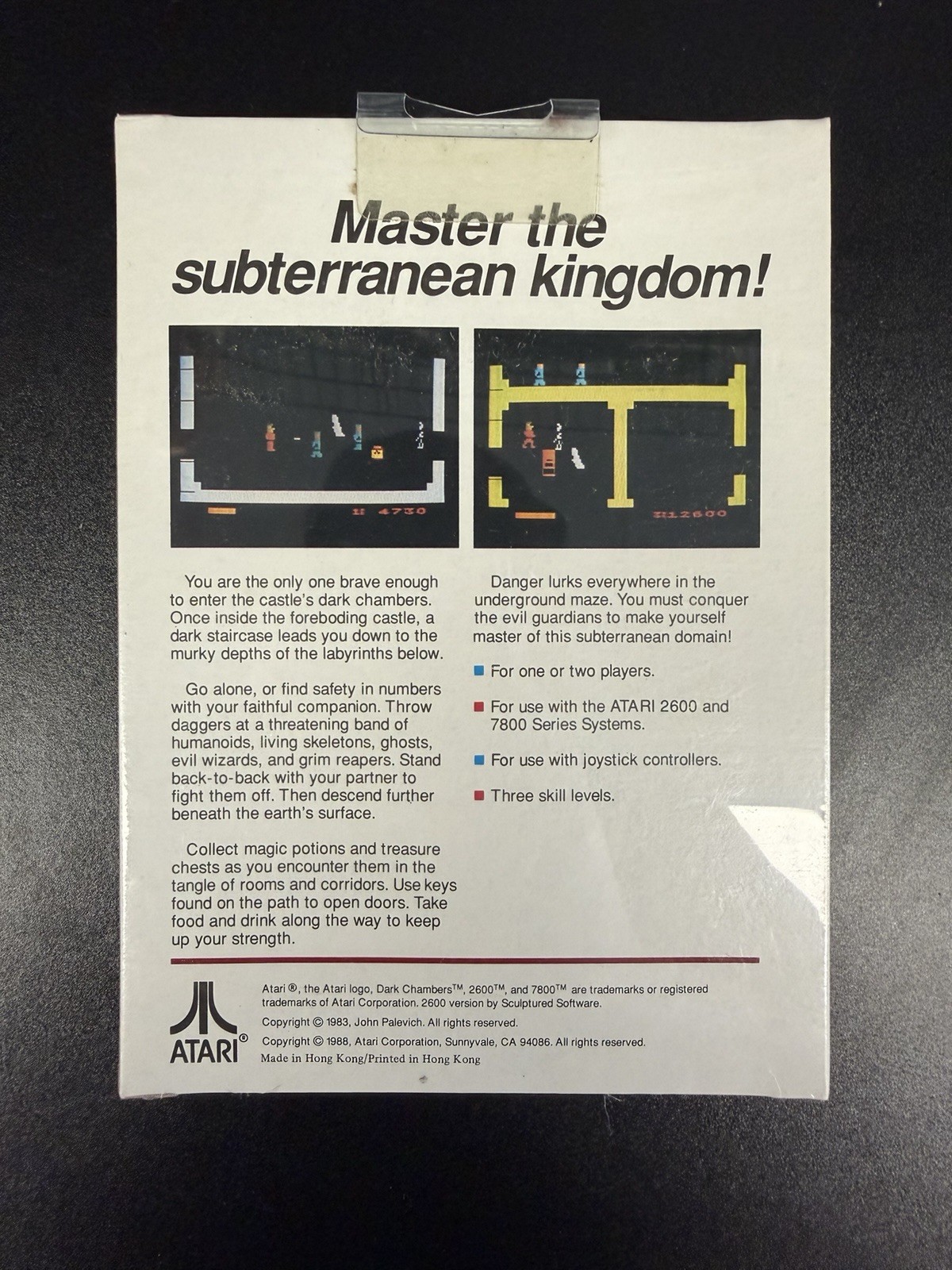 Dark Chambers (Atari 2600, 1988) SEALED