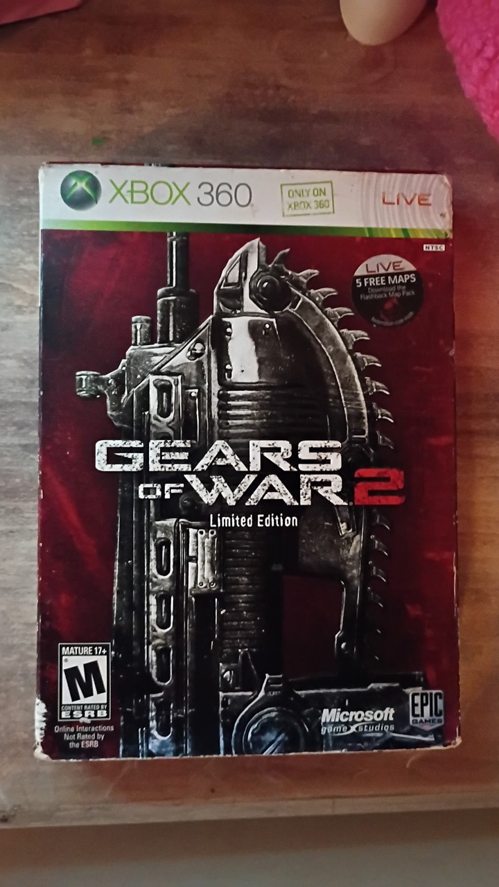 Gears of War 2 Limited Collector’s Edition Microsoft Xbox 360 Only bonus Disc!!!