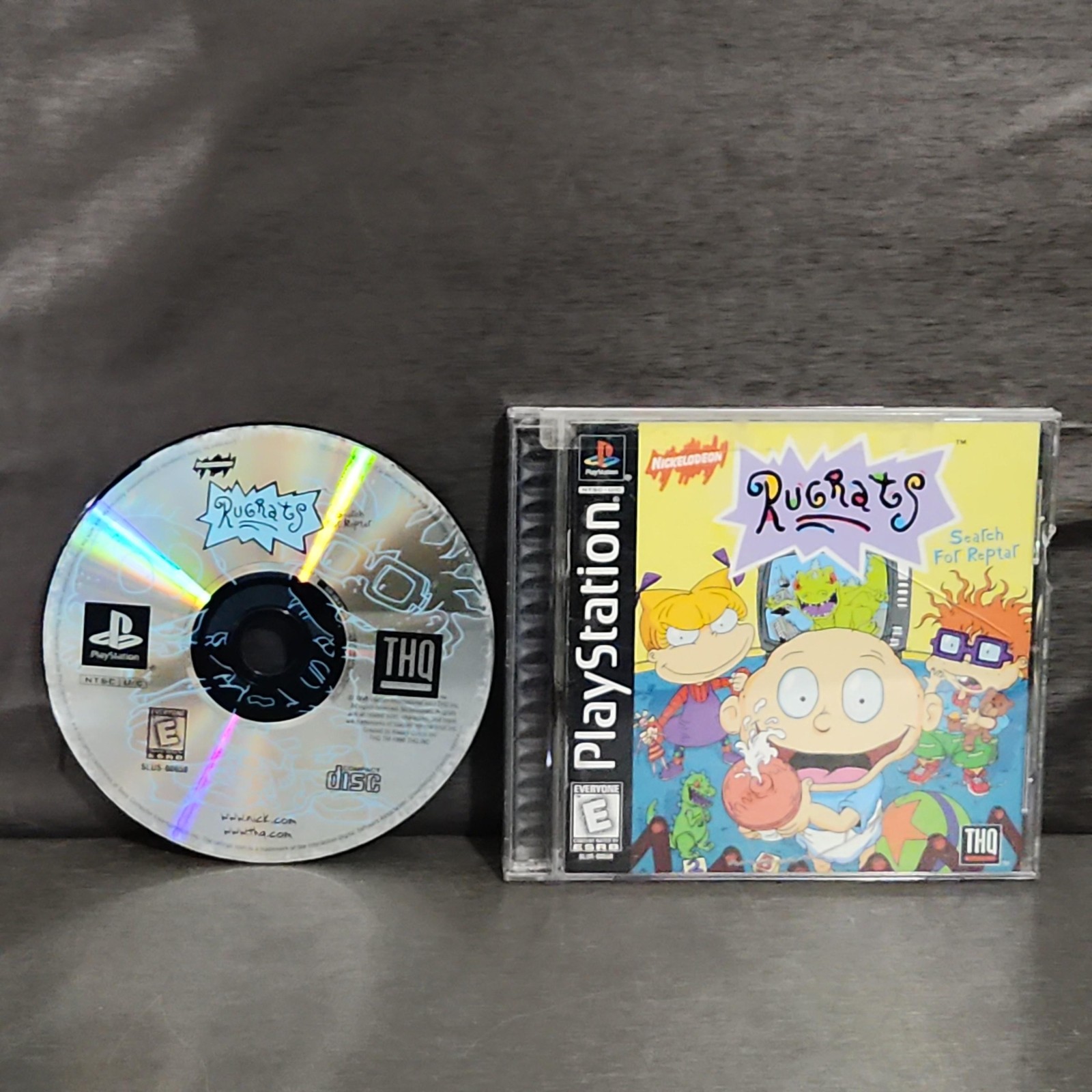 Rugrats Search For Reptar PlayStation 1 PS1 Game THQ E NTSC Family Kids