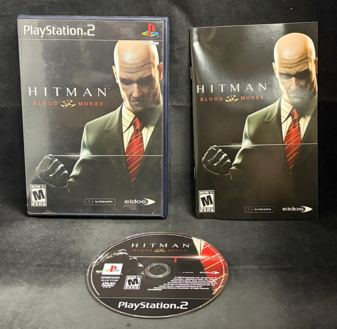 Hitman: Blood Money (PS2 / Playstation 2) Complete CIB Tested