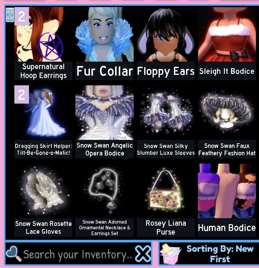 Royale High Roblox Inventory (Sets, Accessories, Skirts, Shoes, and More!)