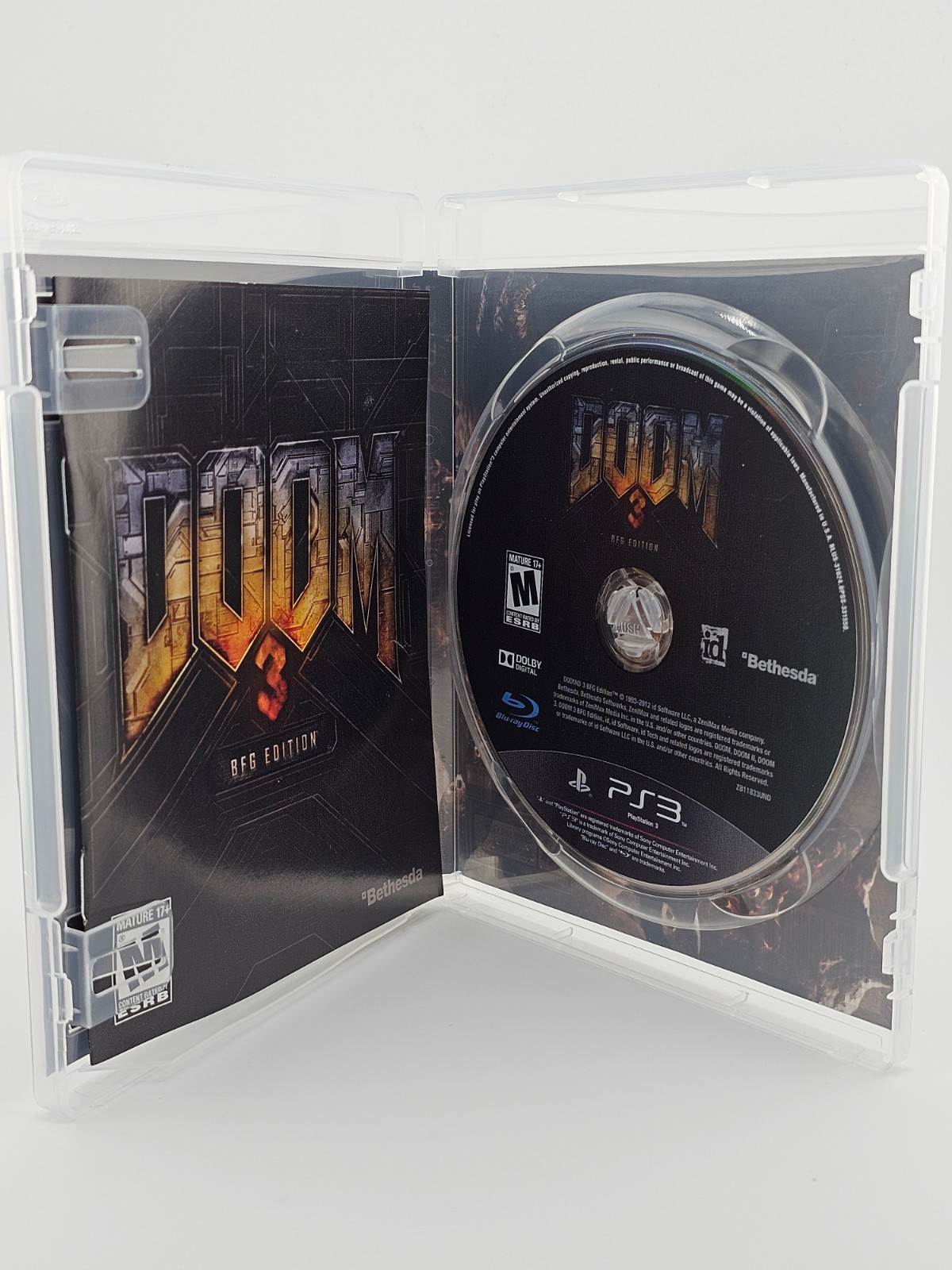 Sony Playstation 3 PS3 Doom 3 BFG Edition CIB Cleaned & Tested