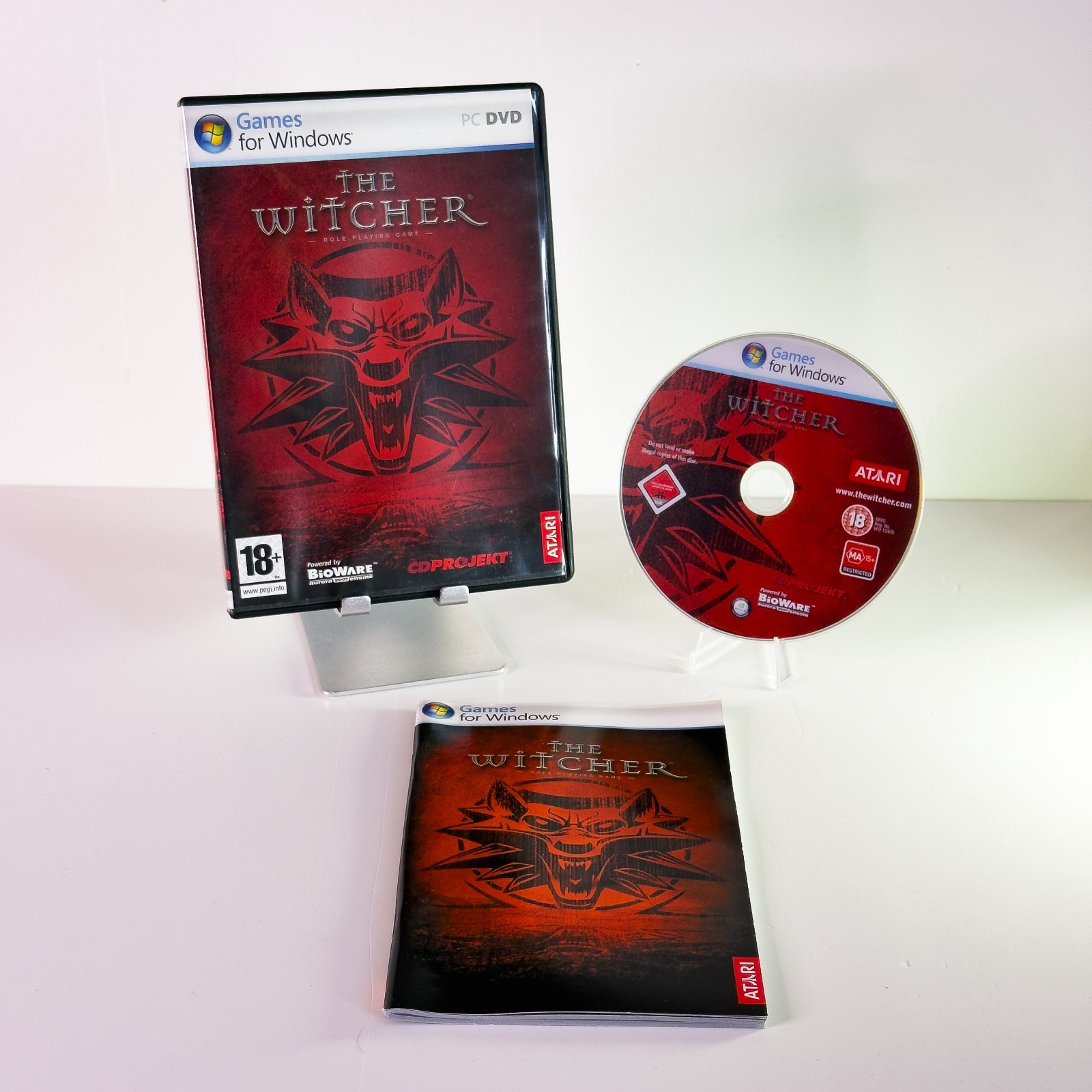 The Witcher PC Game ITA CD Projekt Red RPG Fantasy Excellent Condition
