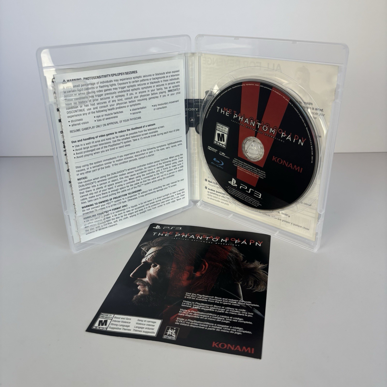 Metal Gear Solid V: The Phantom Pain – Sony PlayStation 3 PS3 Complete CIB