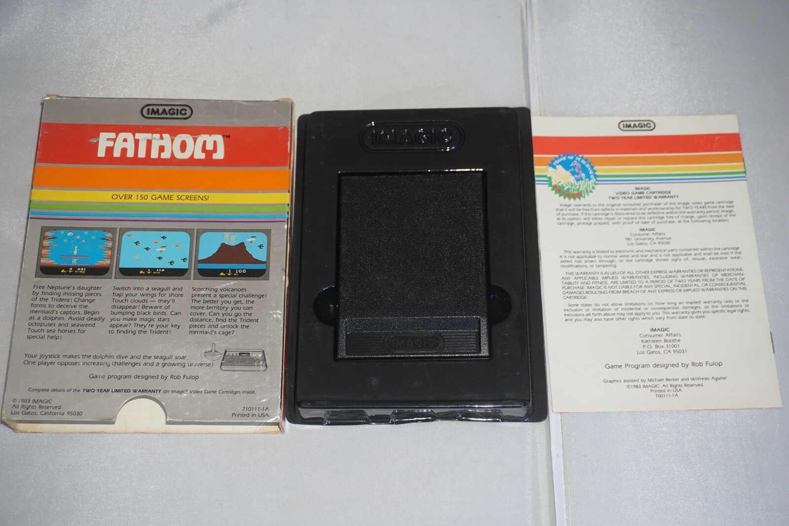 Fathom (Atari 2600) Complete In Box