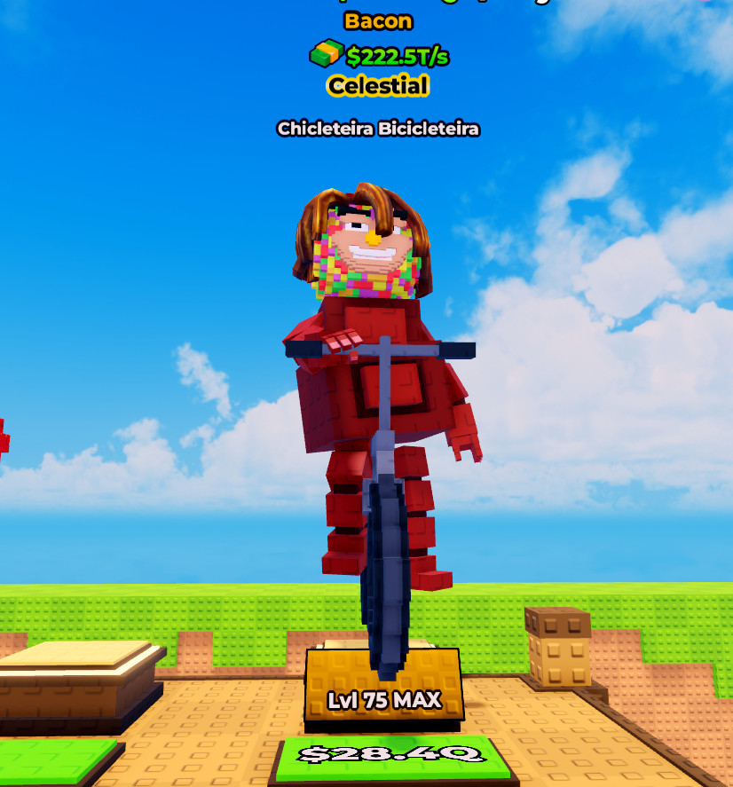 KICK A LUCKY BLOCK – 222.5Ts BACON CHICLETEIRA BICICLETEIRA (MAX LVL) 🔥