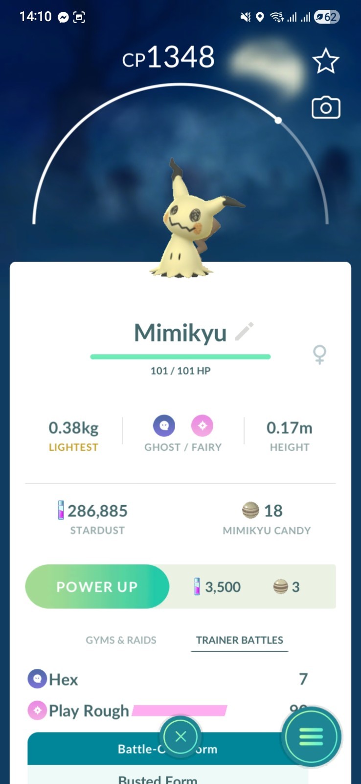 Mimikyu #778 Pokémon Trading Go – FAST / NEW