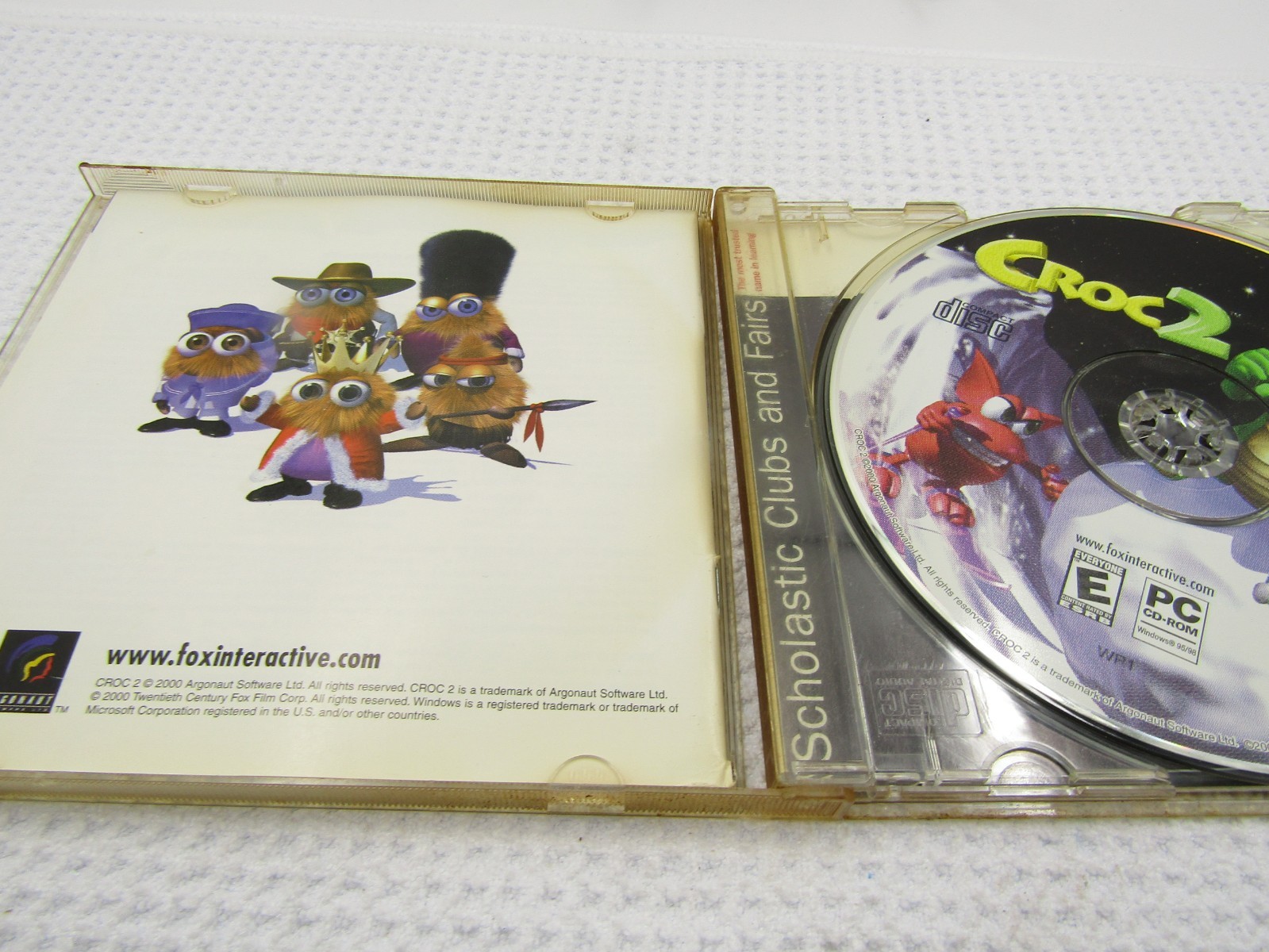 Croc 2 (PC 2000) CIB Windows CD ROM Computer Game Gobbo Platformer