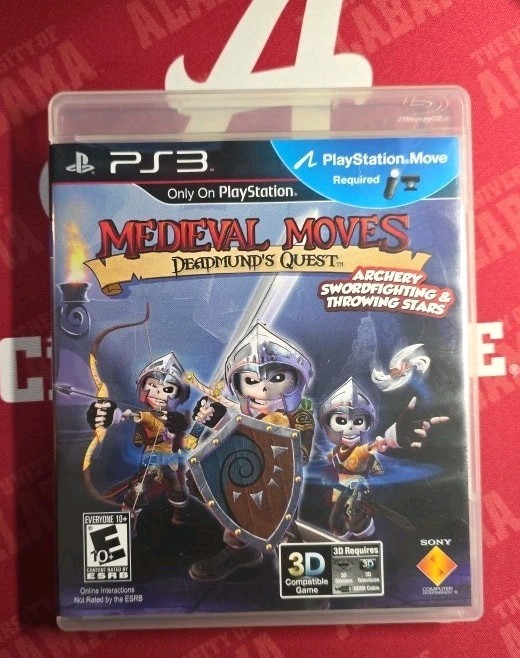 Medieval Moves: Deadmund’s Quest 3D (PlayStation 3 PS3, 2011) Complete w Manual