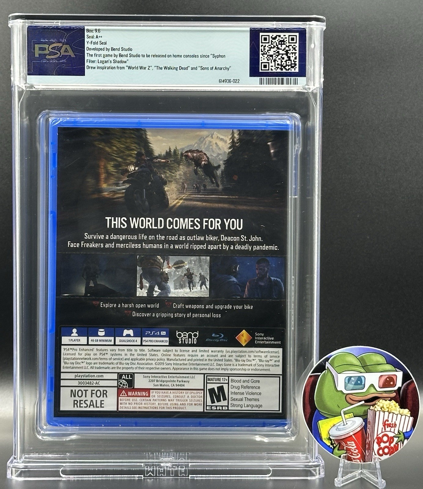 Days Gone • PSA 9.6 A++ • PlayStation 4