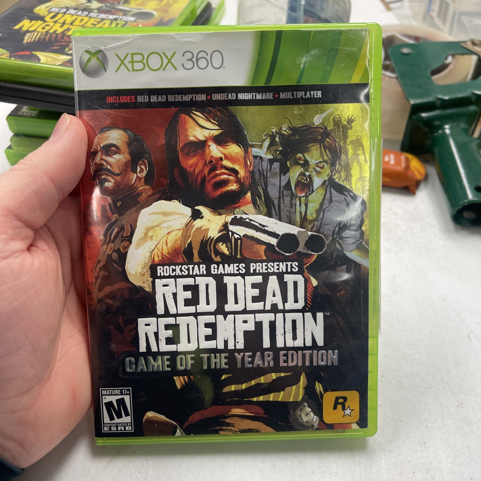 Red Dead Redemption: Game of the Year Edition (Xbox 360) 2 Discs Complete W/Map