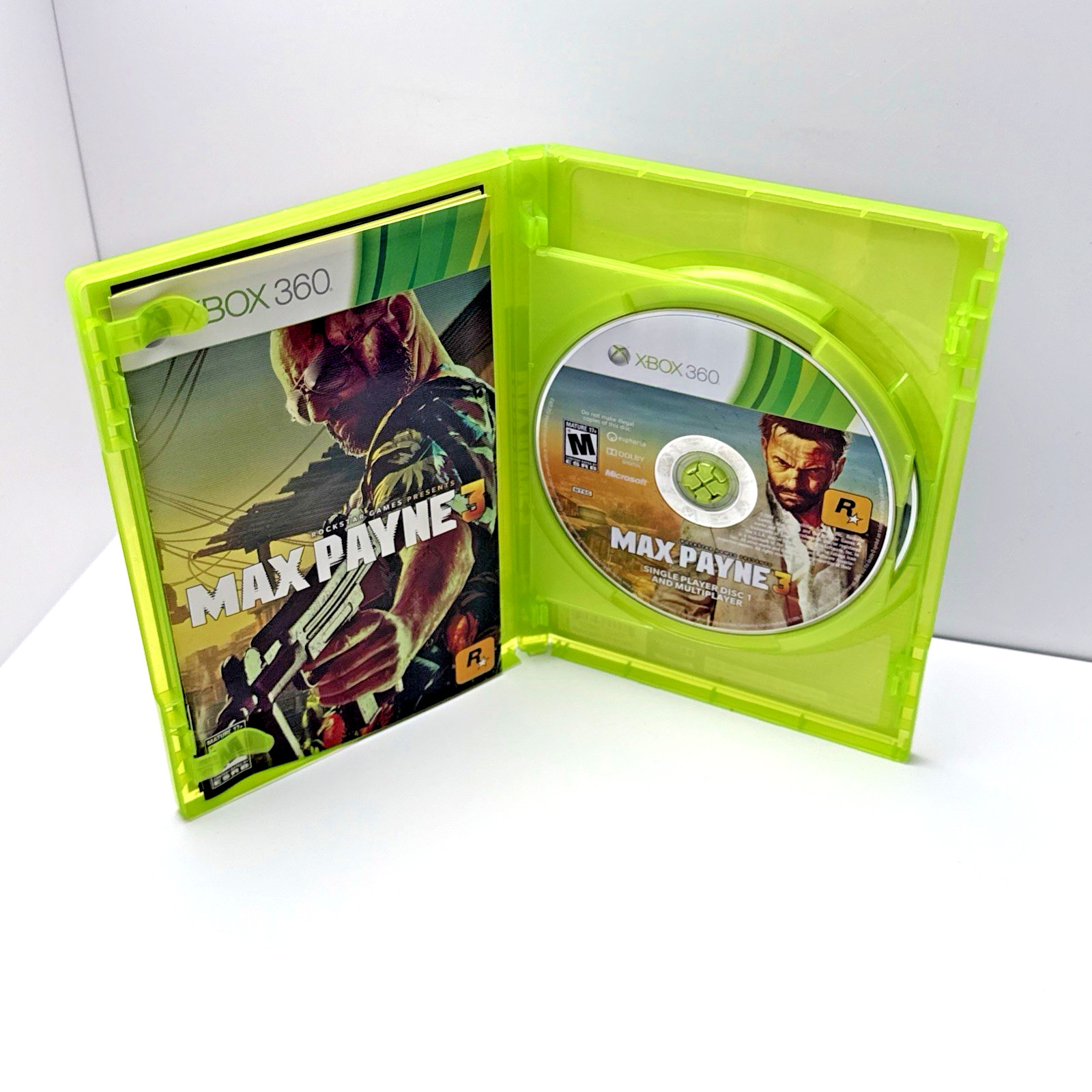 Max Payne 3 Microsoft Xbox 360 CIB Complete Refurbished & Tested Free Shipping