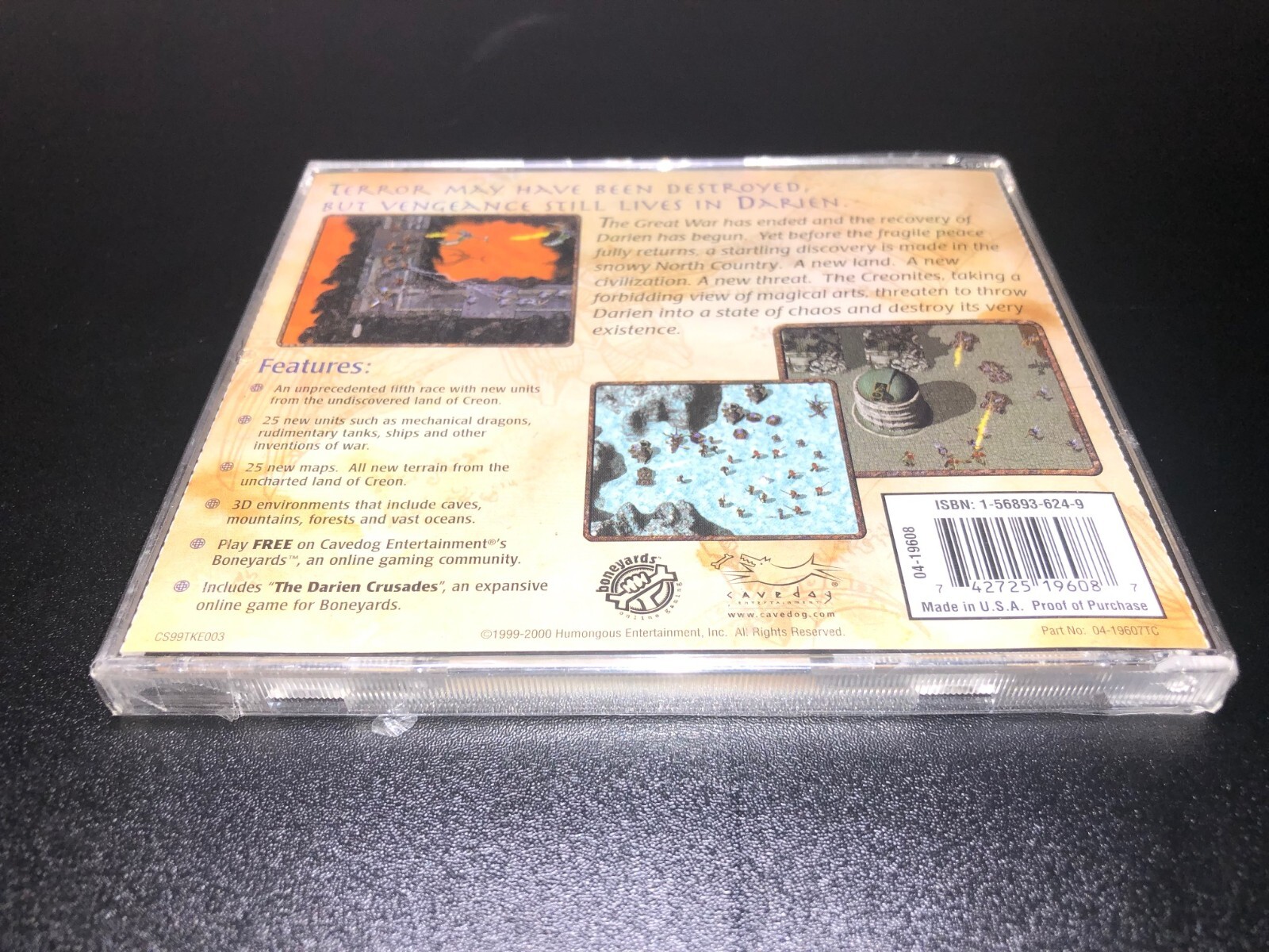 RARE The Iron Plague Expansion Pack to Total Annihilation Kingdoms New/Sealed~