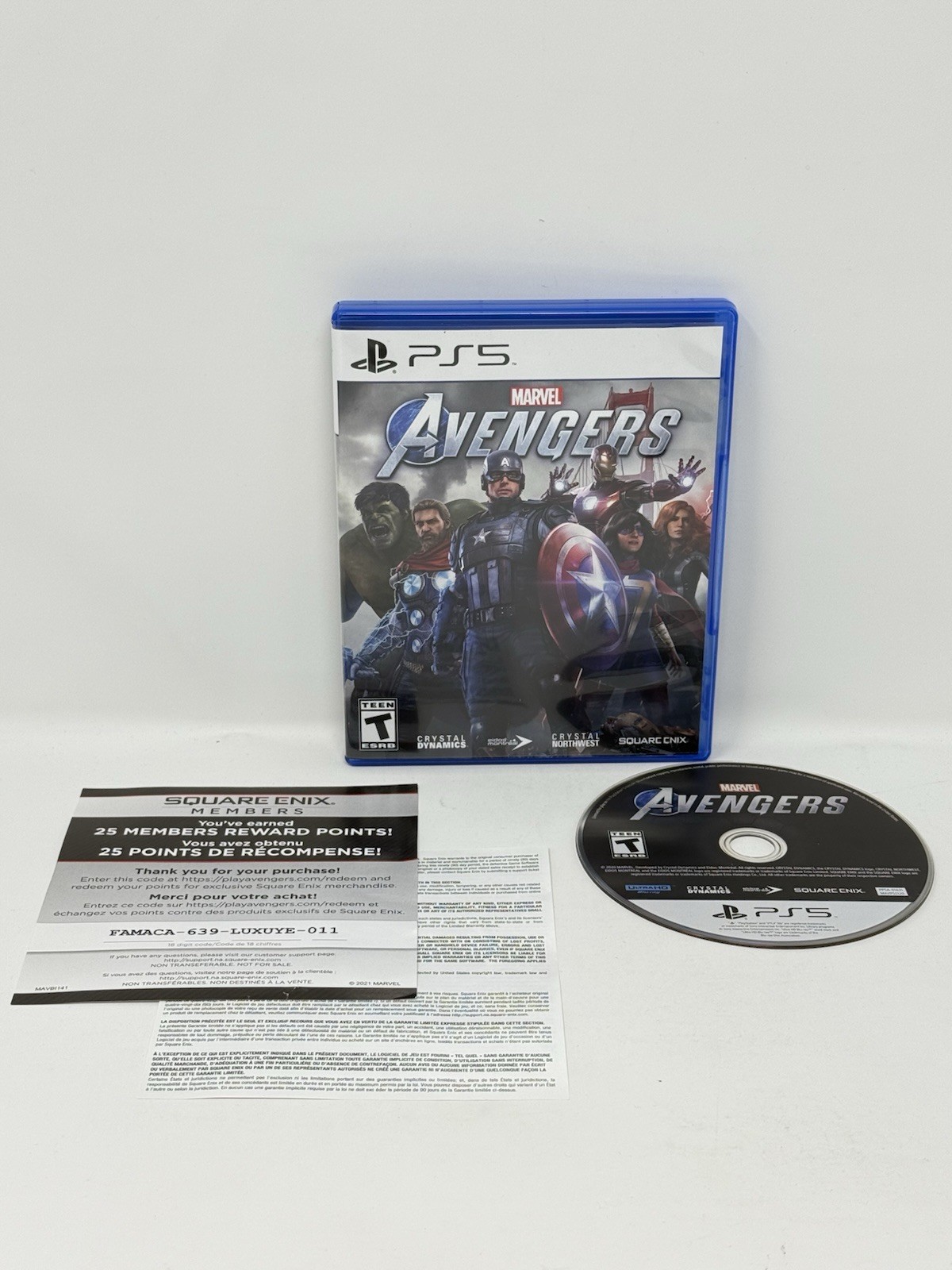Marvel’s Avengers (Sony PlayStation 5, 2020) Rare Delisted – Tested Works
