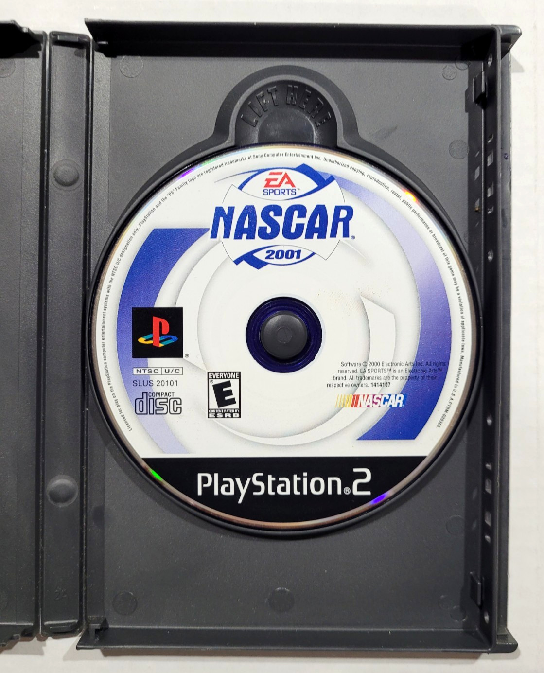 NASCAR 2001 EA Sports (PS2, PlayStation 2) Disc Only