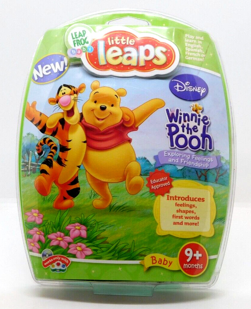 Game Video Leapfrog Little Leaps Winnie The Pooh Disney Baby 9+ Months 2007