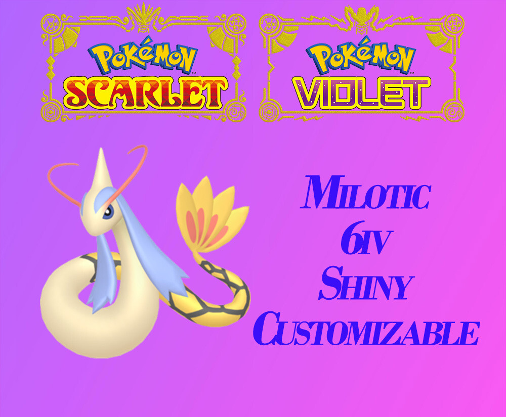 Pokémon SHINY MILOTIC 6iv – POKEMON SCARLET / VIOLET