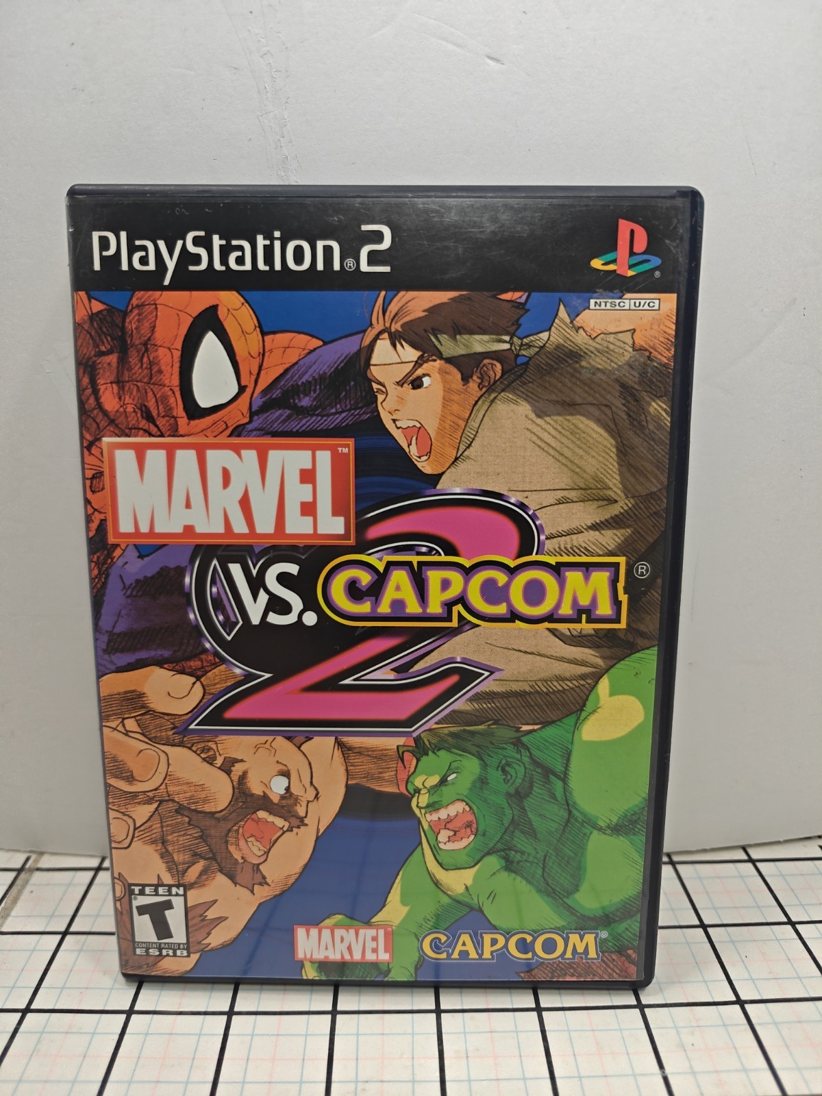 Marvel VS Capcom 2 (Sony PlayStation 2, 2002) PS2 Complete W/ Manual