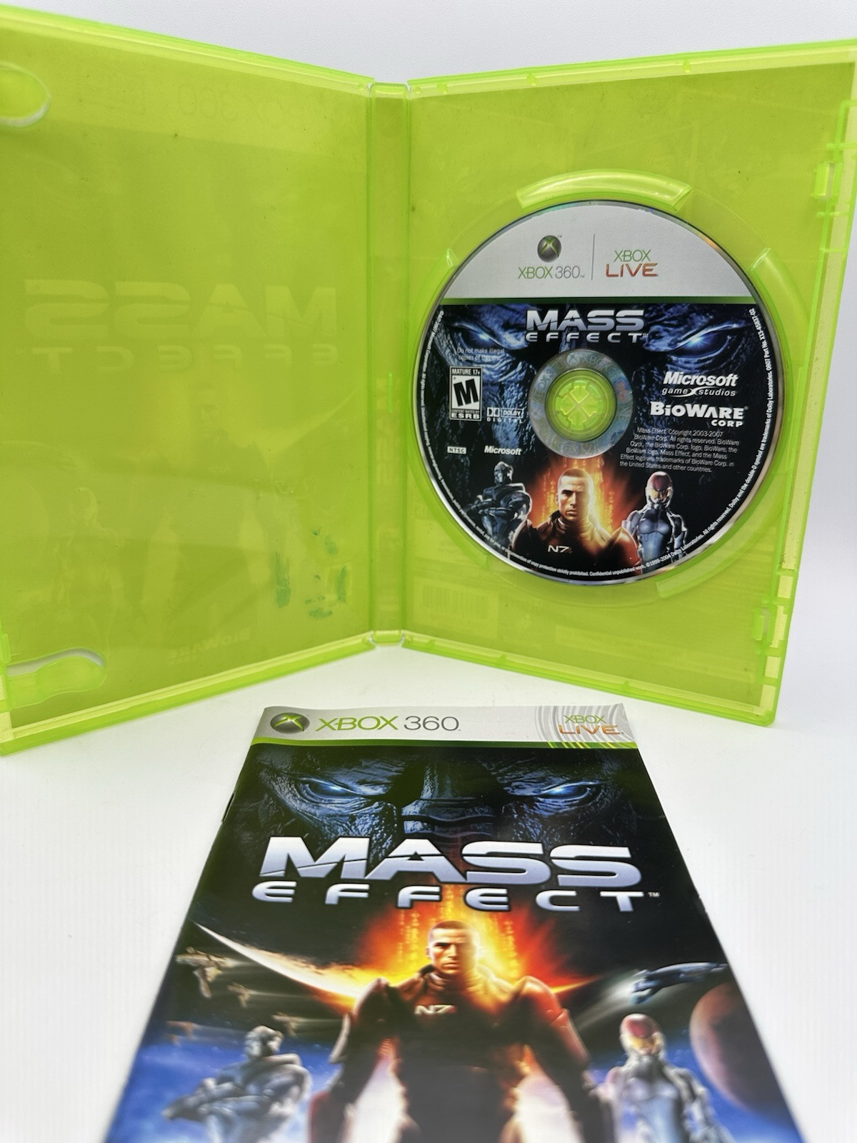 F.E.A.R. 2: Project Origin & Mass Effect – Xbox 360 Games GUC, Sold As Pair