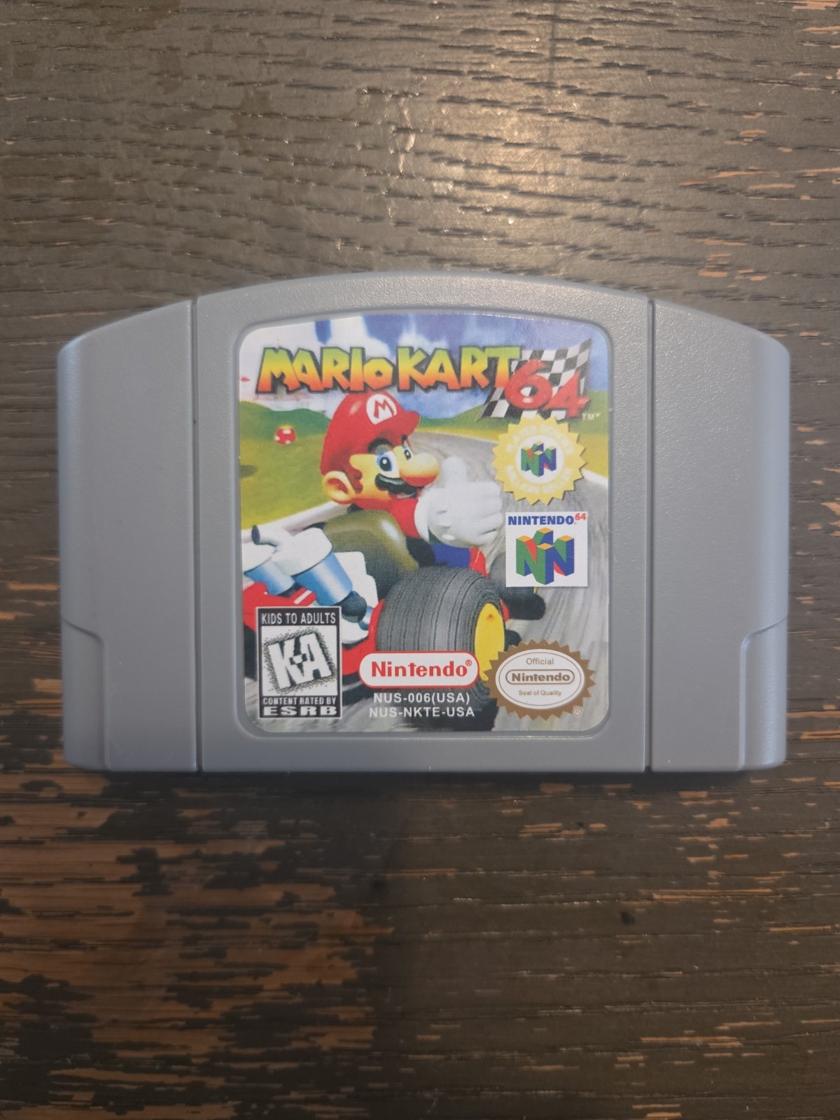 Brand New Tested Mario Kart Nintendo 64 Game Very Clean Free Shipping