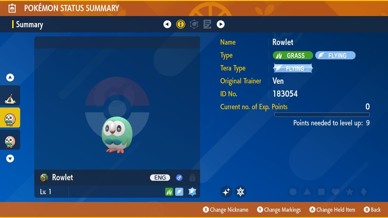 🍊Shiny Non-shiny Gen 7 Pre-evolutions 6IV🍇Scarlet Violet HOME (💯Legal)