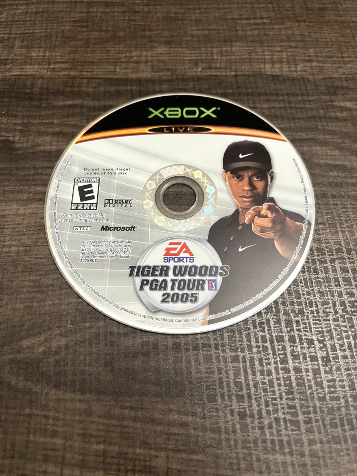 Tiger Woods PGA Tour 2005 Xbox EA Sports Golf Simulation Video Game No Manual
