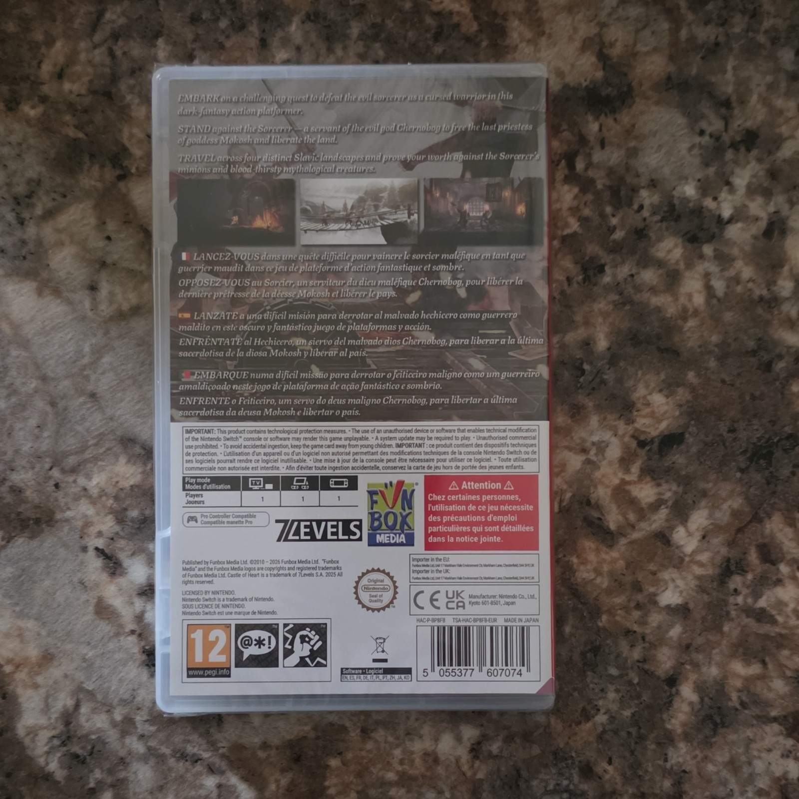 Funbox Media Castle of Heart Retold Nintendo Switch Game PAL PEGI 12