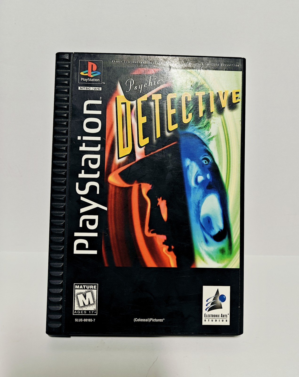Psychic Detective Sony (PlayStation 1 1996) Long Box No Manual 3 Disc Set *READ*