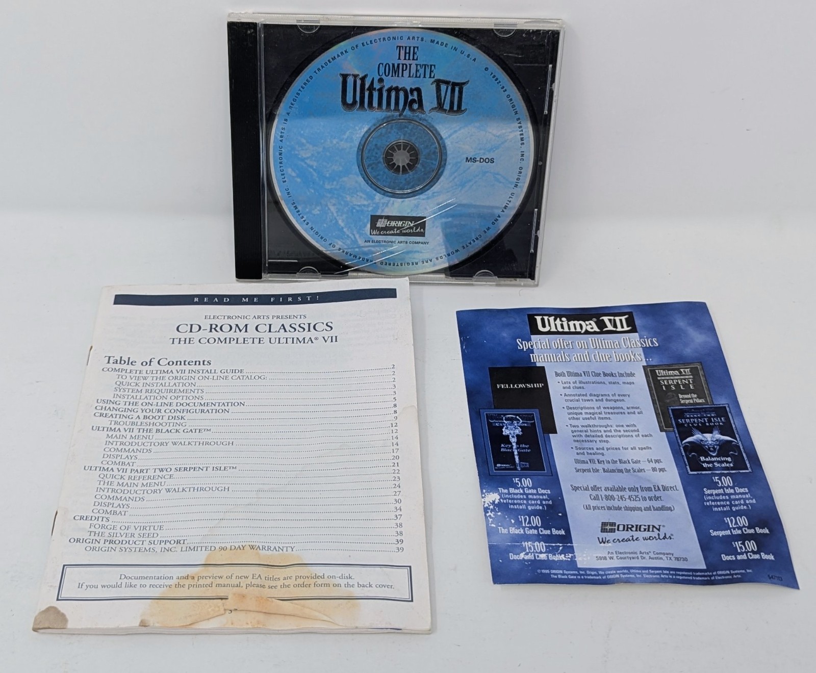 The Complete Ultima VII 7 (PC, 1994) Complete In Box – CD Rom Classics!