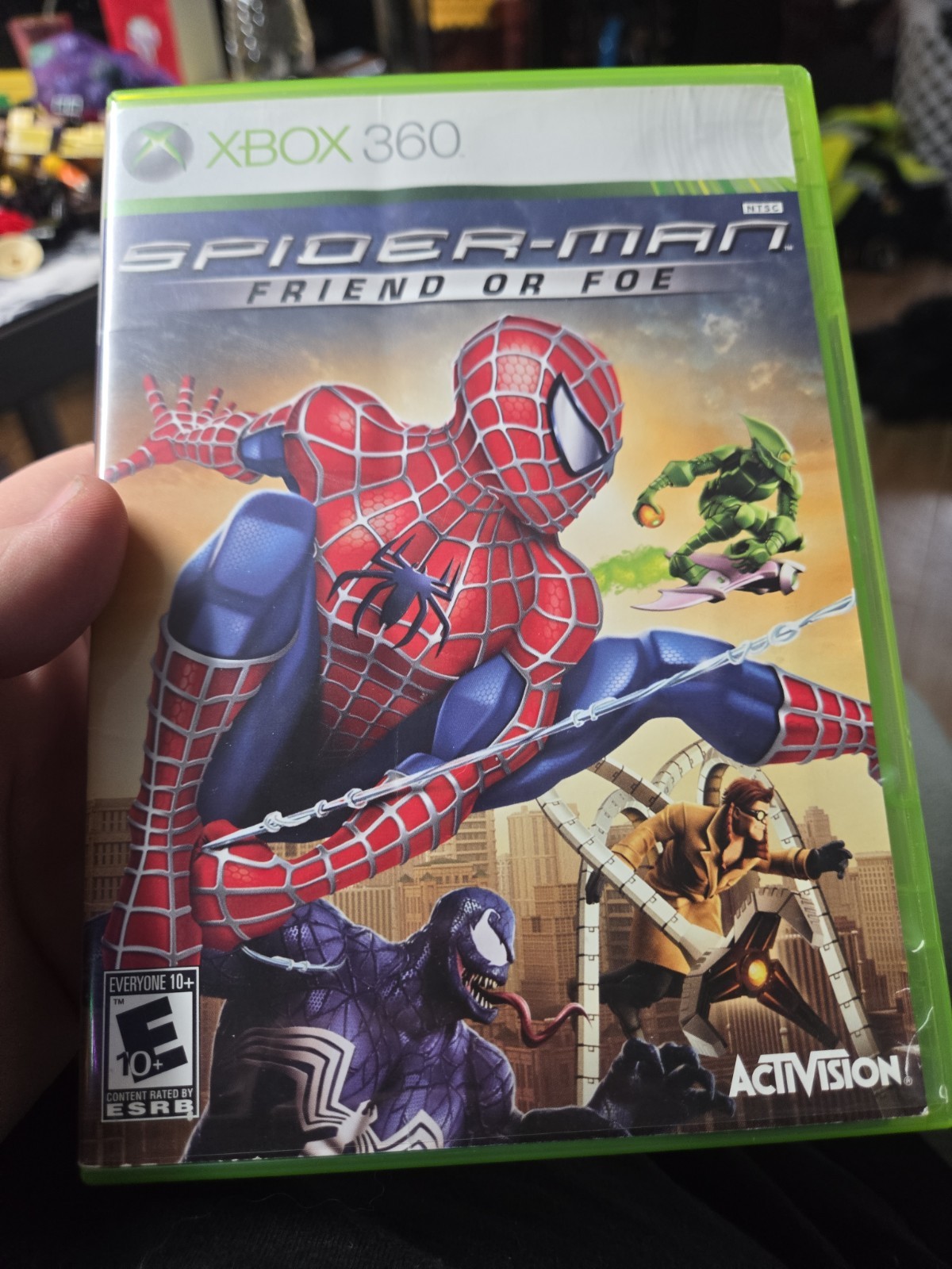 Spider-Man Friend or Foe Xbox 360 Marvel Activision CIB Complete with Manual
