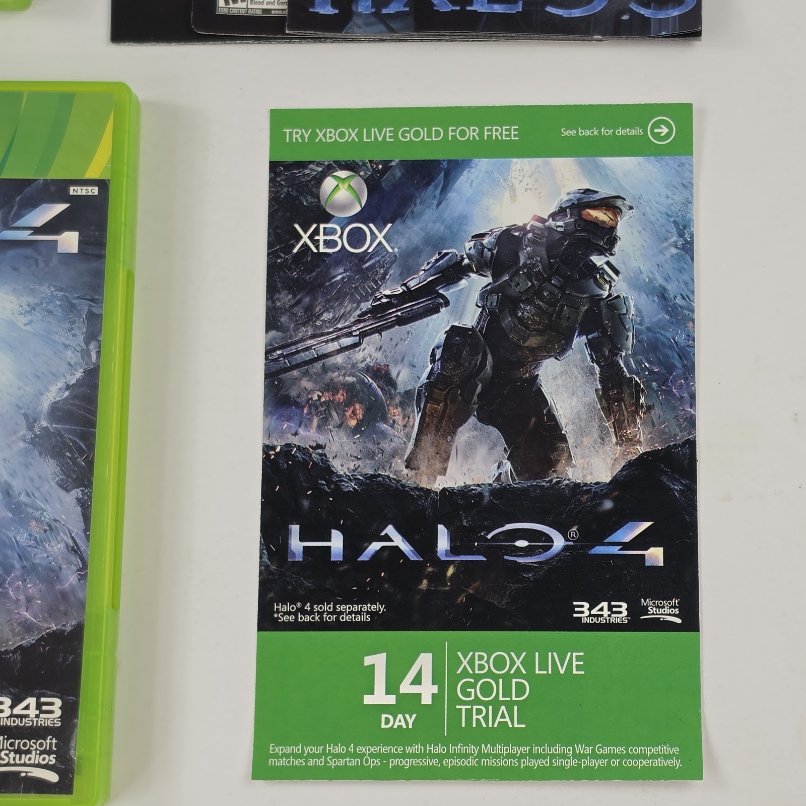 Halo 3 & 4 Bundle Microsoft XBOX 360 FPS Shooter Game Complete Tested VG Bungie