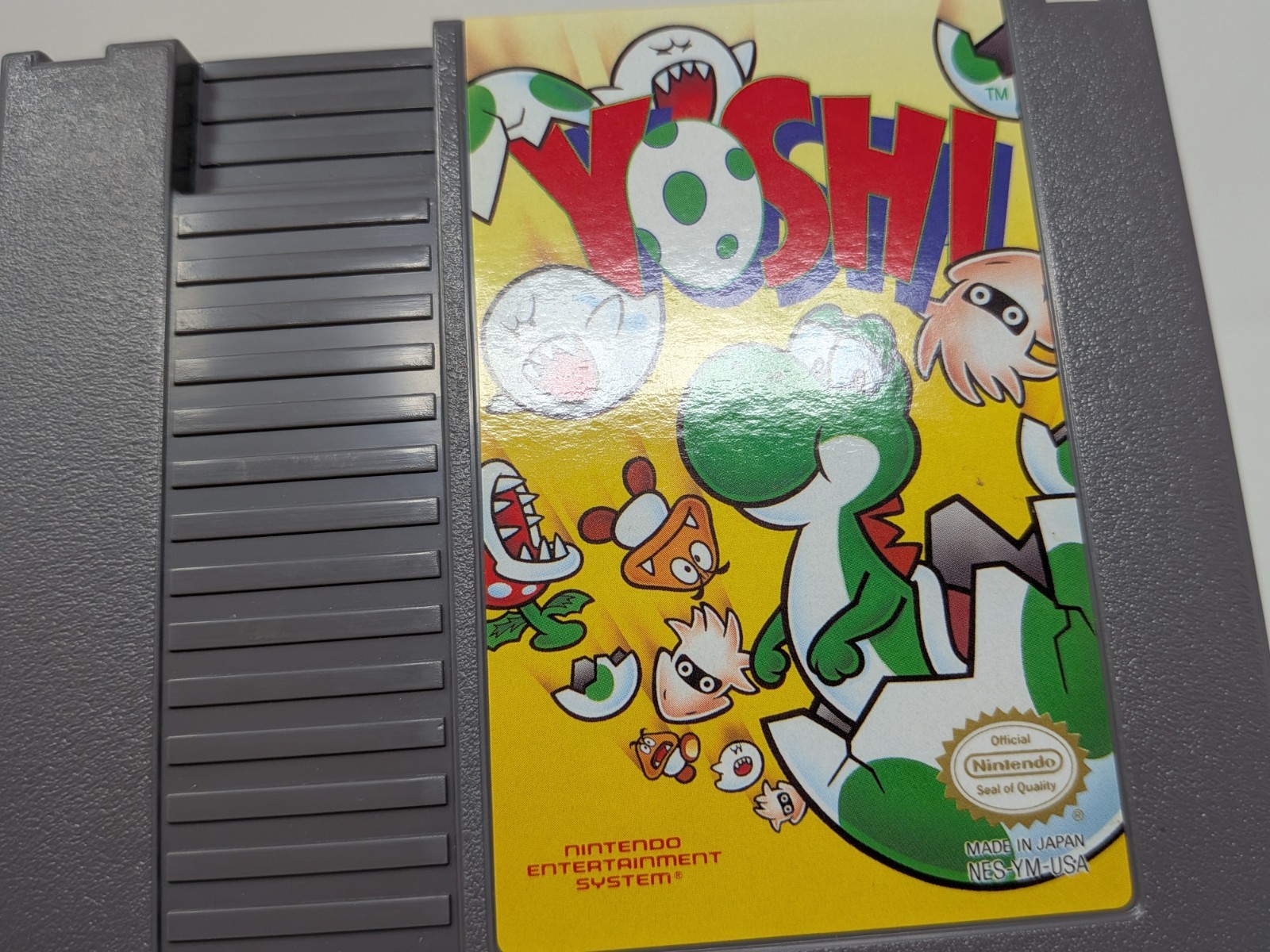 Yoshi (Nintendo NES) *Complete w/ Box, Manual & Poster – Cleaned Pins – Tested*