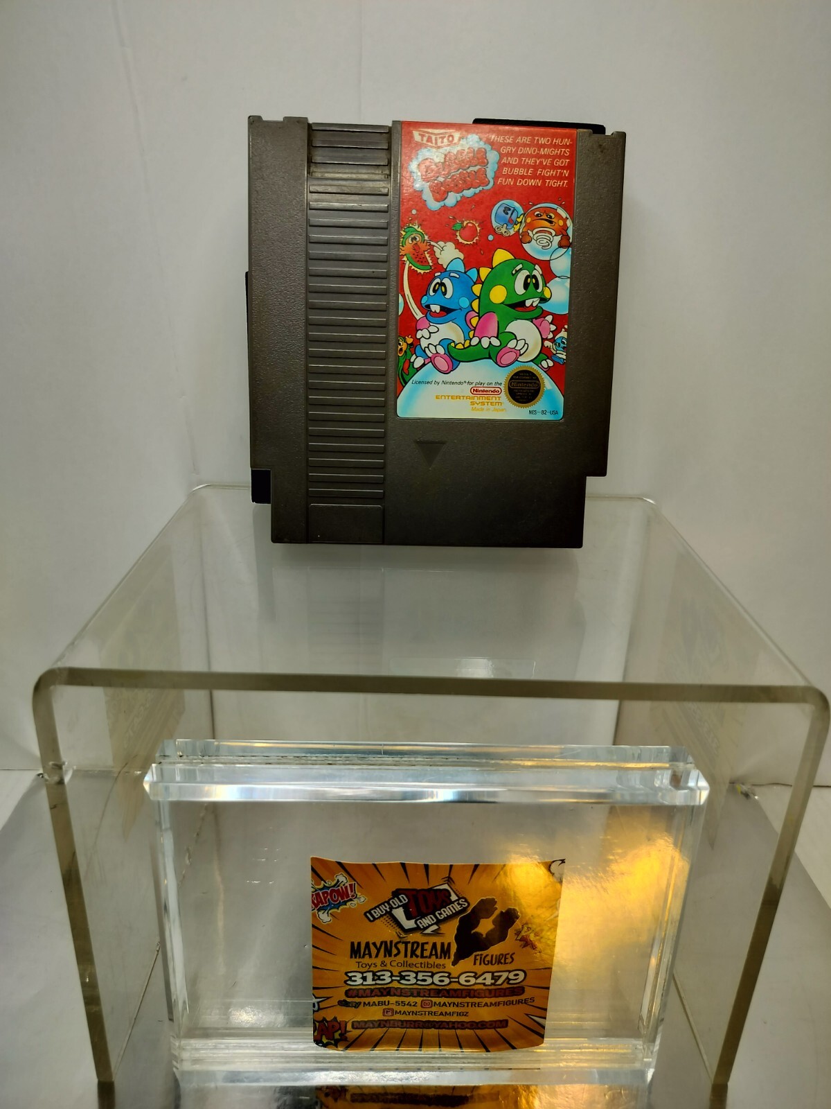 Bubble Bobble (Nintendo NES, 1988) AS-IS UNTESTED