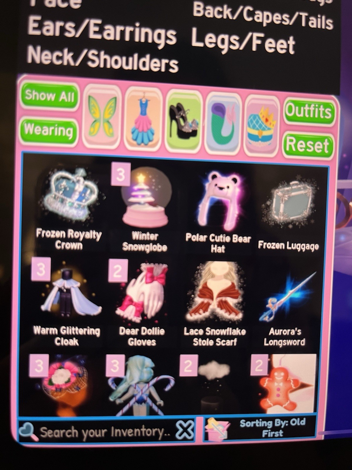 Royal High Inventory Everything For Trade Let Me Know If You Have Offers!