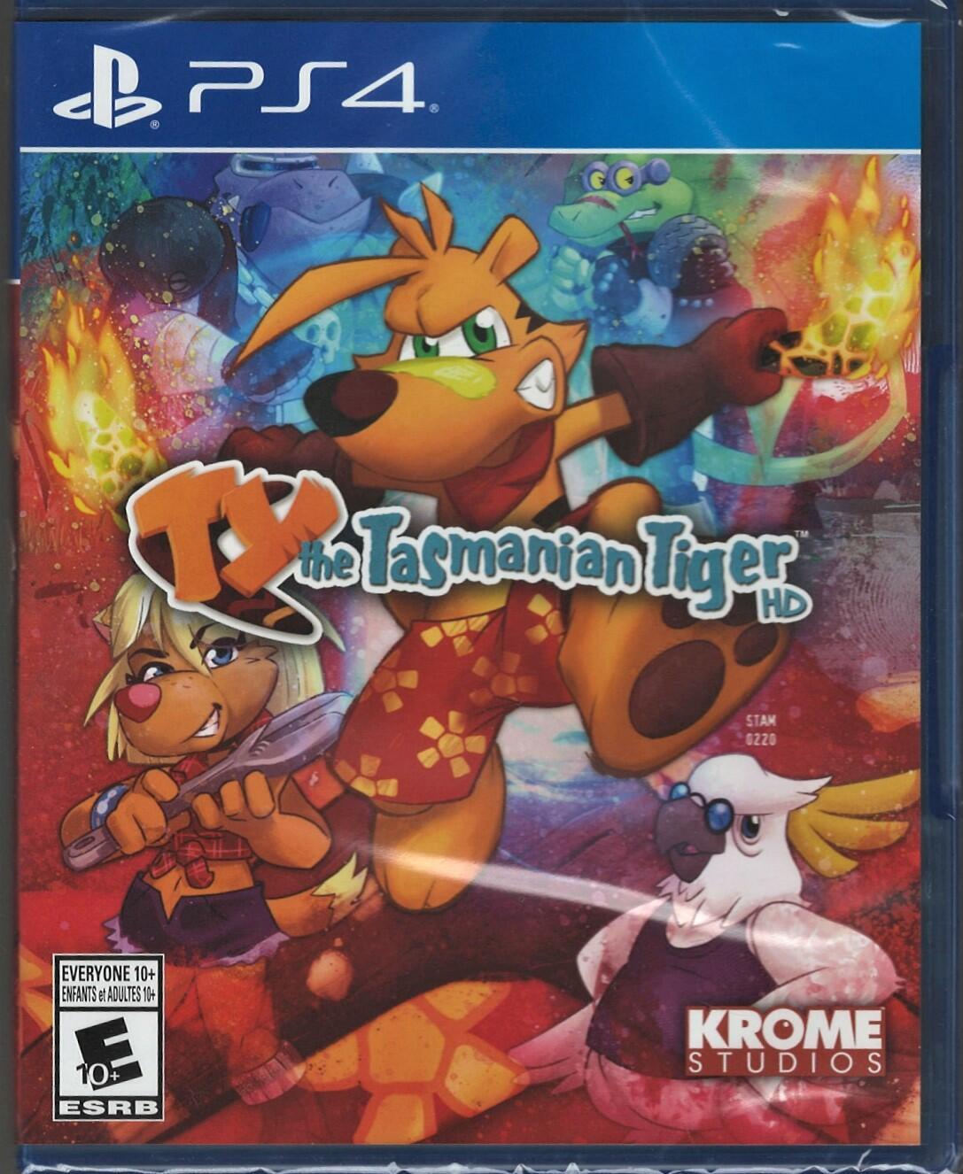 Ty The Tasmanian Tiger HD PS4 (Brand New Factory Sealed US Version) PlayStation