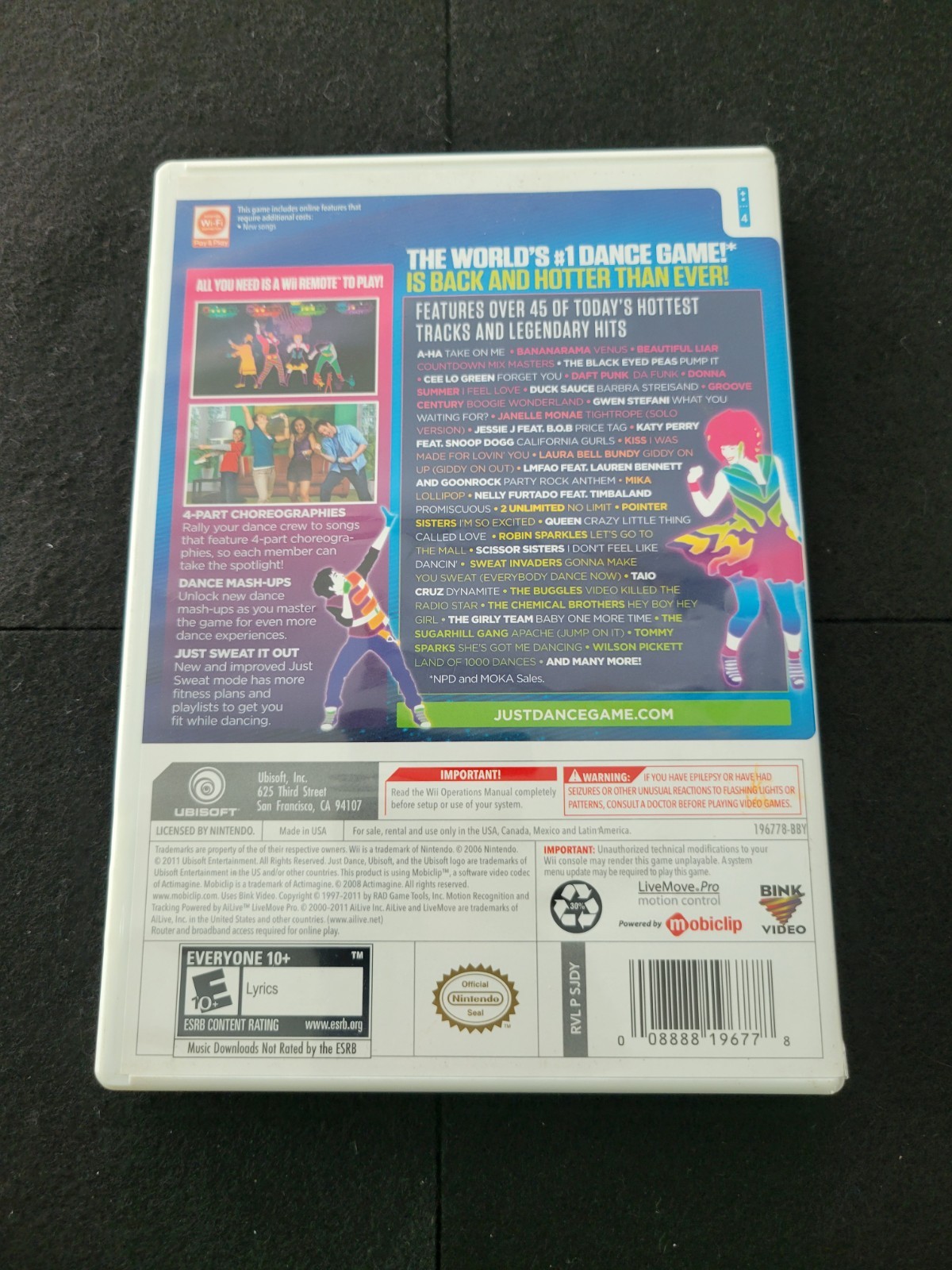 Just Dance 3 (Nintendo Wii, 2011) CIB