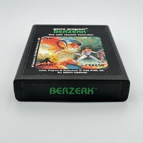 Atari 2600 Berzerk Game Cartridge CX2650 Retro Video Game 1982