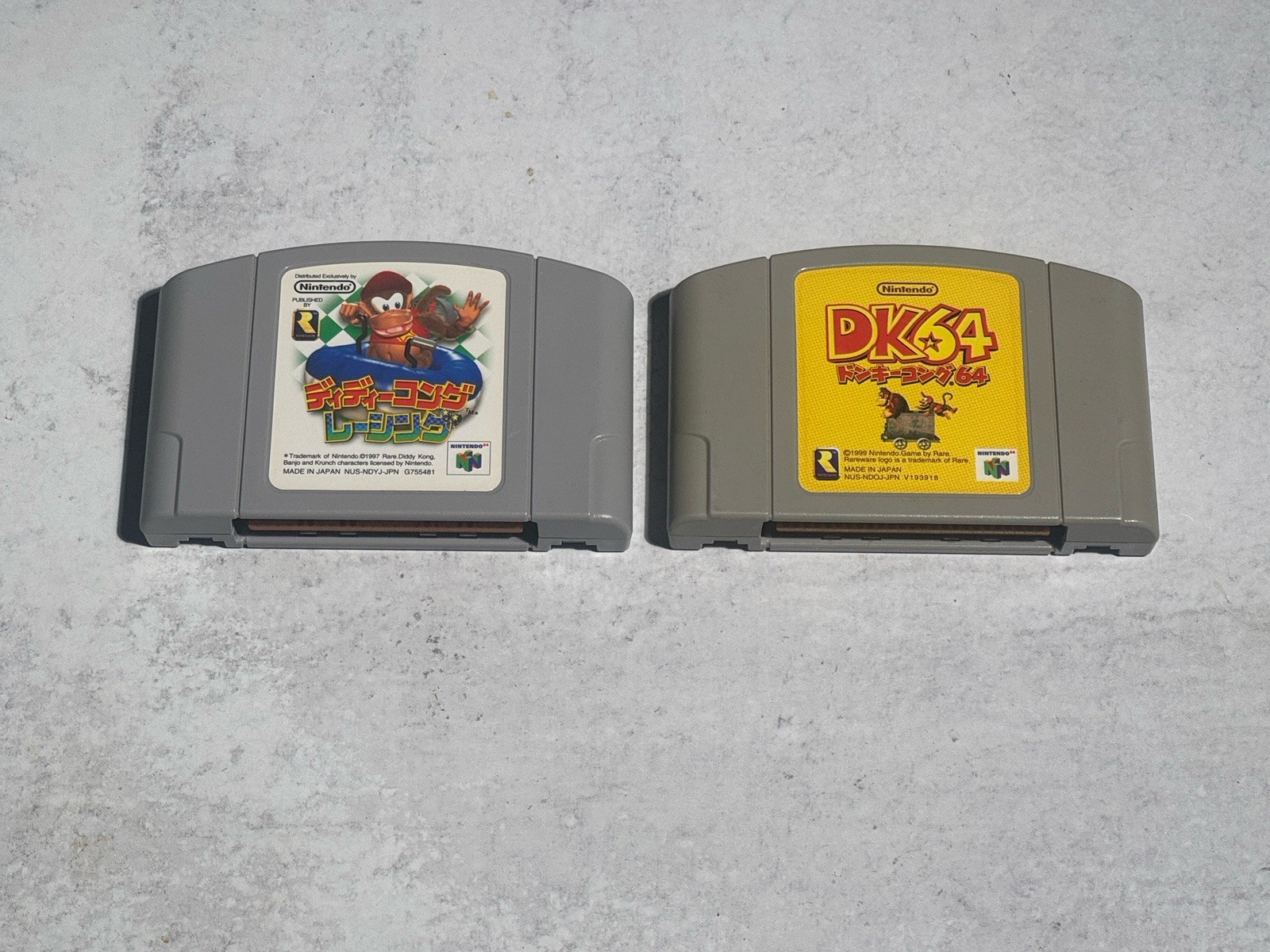 Donkey Kong 64 + Diddy Kong Racing Nintendo 64 JAPANESE Game Bundle Tested