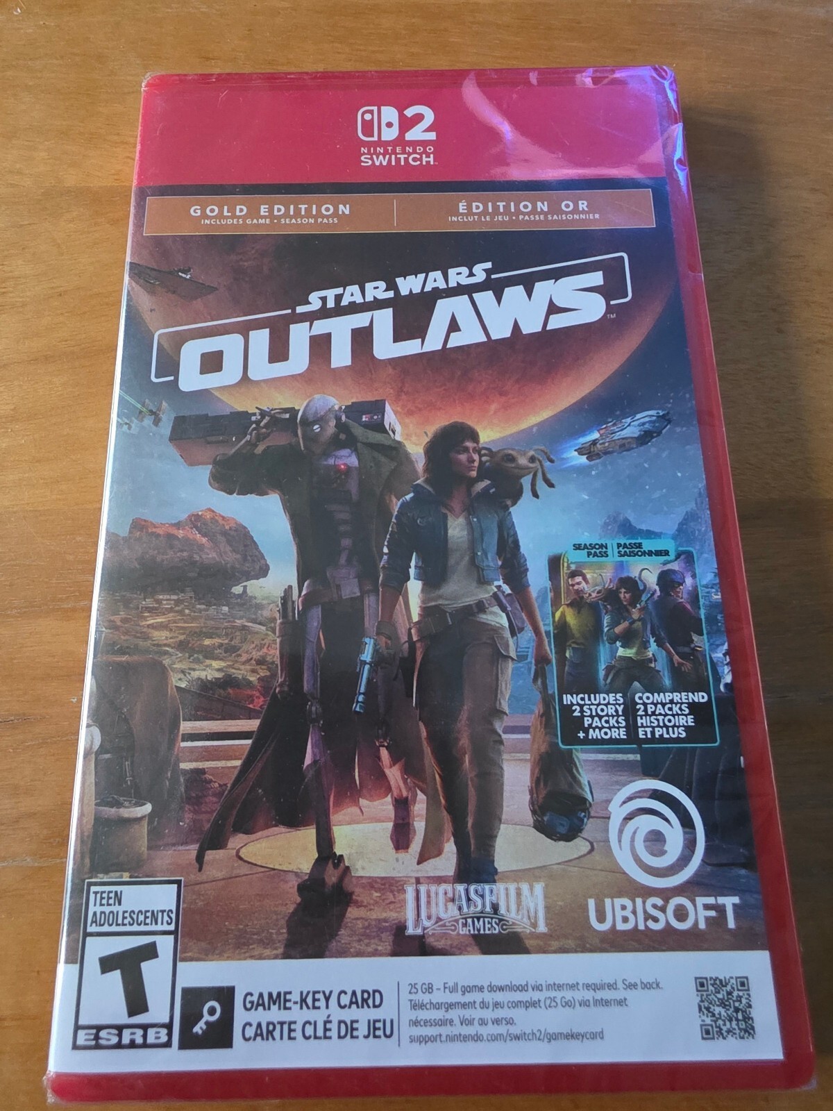 Star Wars Outlaws GOLD Edition – Nintendo Switch 2 – Brand New Factory Sealed