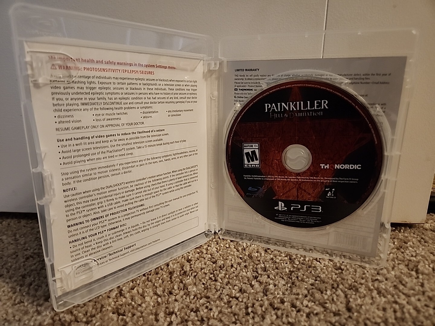 Painkiller Hell & Damnation (Sony PlayStation 3, 2013) PS3 – Nordic Games Cover