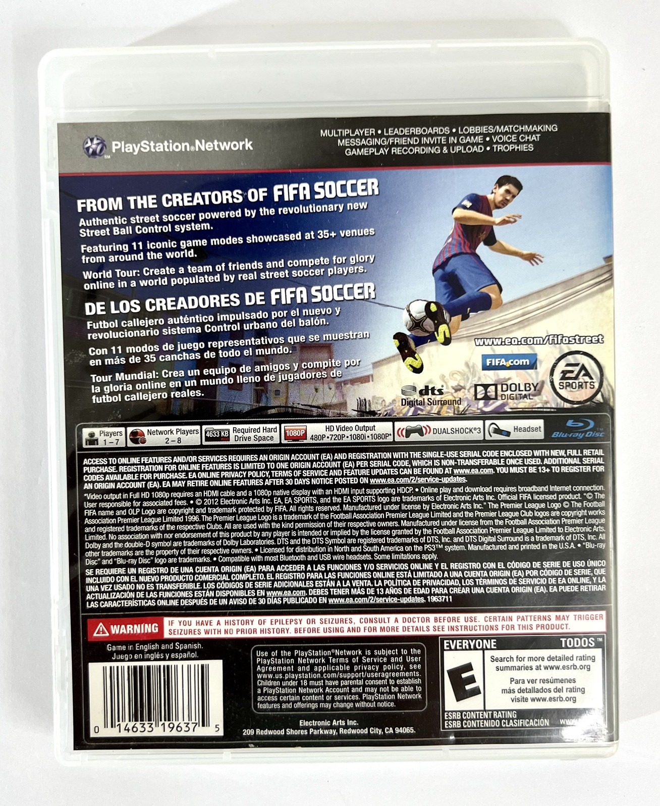 FIFA Street – Sony Playstation 3 PS3 – Complete In Box CIB
